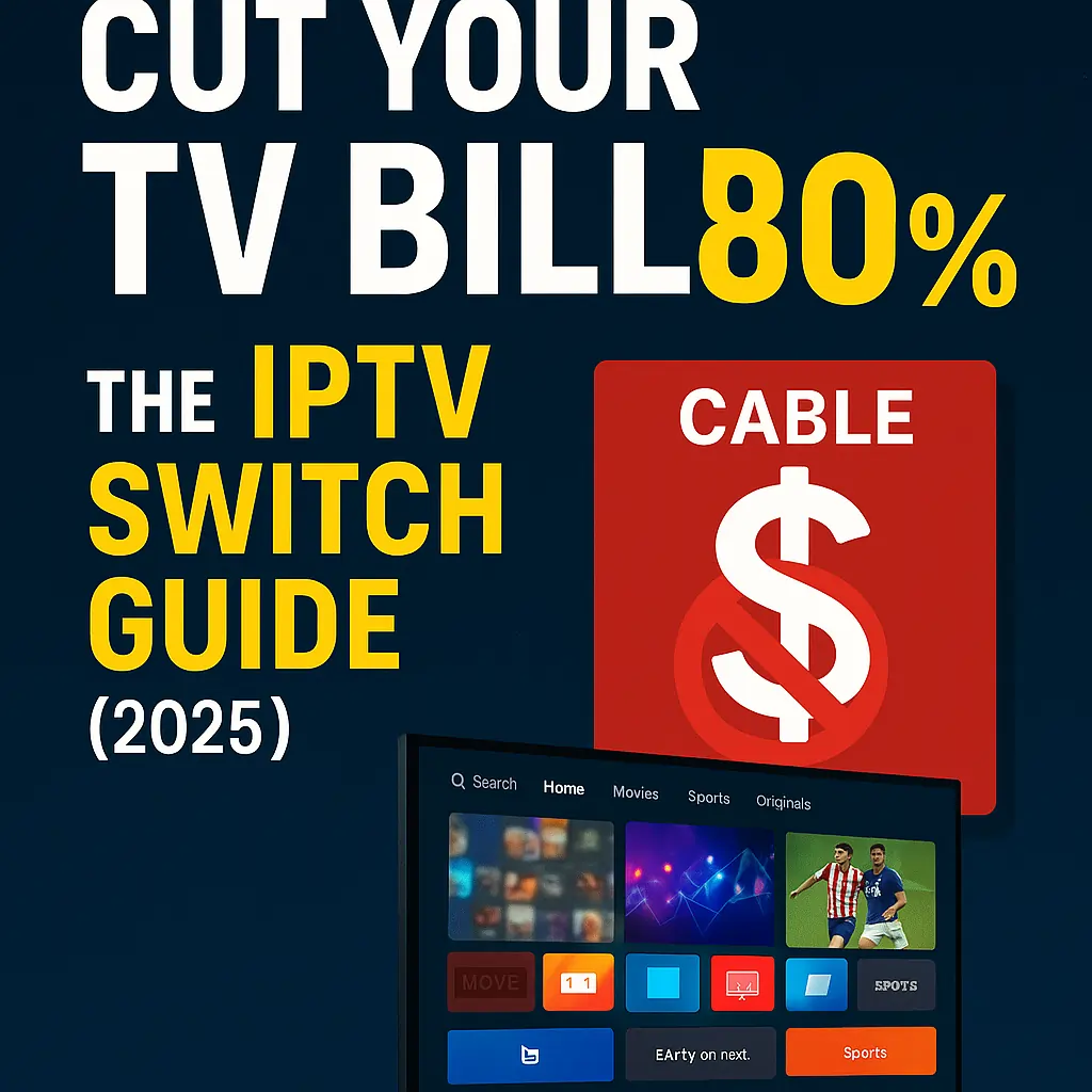 Cut Your TV Bill by 80%: The IPTV Switch Guide (2025)
